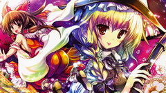 Touhou miko kirisame marisa