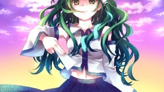 Touhou miko kochiya sanae