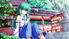 Touhou miko kochiya sanae