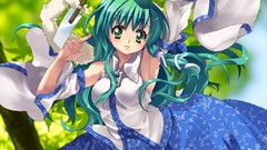 Touhou miko kochiya sanae