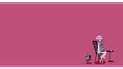 Touhou minimalistic pink kaenbyou