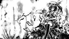 Touhou monochrome flandre scarlet