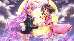 Touhou moon long hair