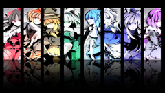 Touhou multicolor cirno izayoi
