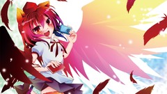 Touhou nekomimi animal ears shameimaru aya video games tengu