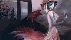 Touhou night moon wine