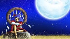 Touhou night Stars moon