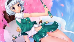 Touhou panties cherry blossoms