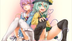 Touhou panties pink hair