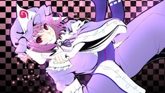 Touhou pink hair red