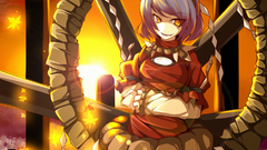 Touhou purple hair short