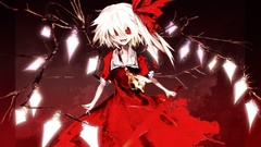 Touhou red dress flandre