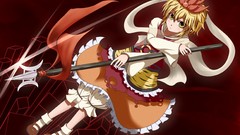 Touhou red dress weapons