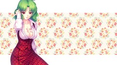 Touhou red eyes green