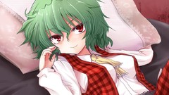 Touhou red eyes green