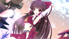 Touhou red eyes hakurei