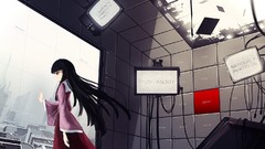 Touhou red eyes houraisan