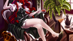 Touhou redheads hong meiling