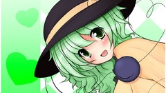 Touhou Ribbons green eyes