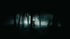 touhou rumia spooky anime girls fantasy art Anime forest dark