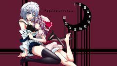 Touhou scarlet maids clocks