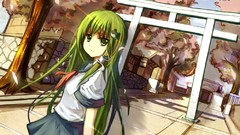 Touhou school uniforms torii