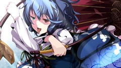 Touhou skirts Ribbons blue