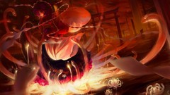 Touhou snakes goddess purple