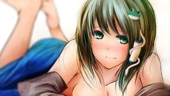 Touhou snakes undressing green