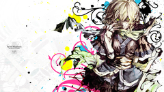 Touhou text skirts green