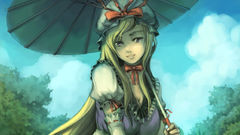 Touhou Trees gloves dress