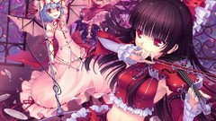 Touhou Vampires miko hakurei