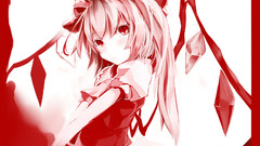 Touhou Vampires monochrome flandre