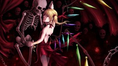 Touhou Vampires skeletons flandre
