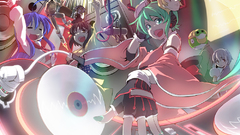 Touhou vocaloid hatsune miku