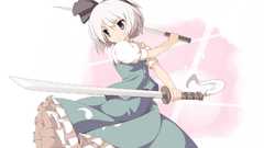 Touhou white konpaku youmu