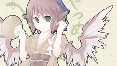 Touhou wings animal ears