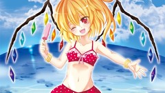 Touhou wings bikini popsicles
