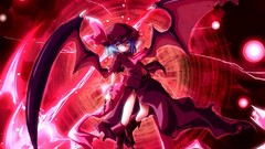 Touhou wings dress blue