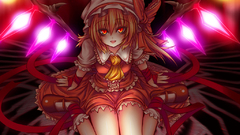 Touhou wings dress long
