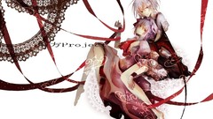 Touhou wings dress maids