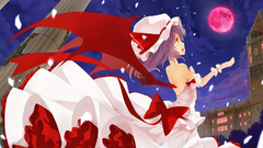 Touhou wings dress night