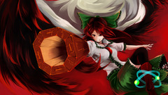 Touhou wings dress redheads