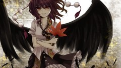 Touhou wings feathers shameimaru