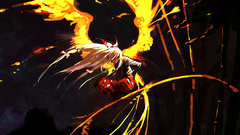 Touhou wings fire fujiwara