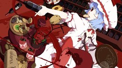 Touhou wings food blue