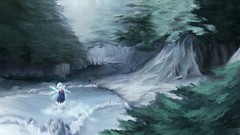 Touhou wings forests cirno