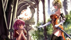 Touhou wings maids weapons