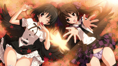 Touhou wings panties leaves