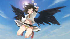 Touhou wings panties skirts
